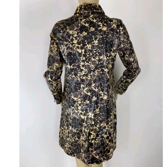 Marc Jacobs Purple/White Floral Patterned Rain Jacket Coat,Size S,Originally$298 - Picture 2 of 10